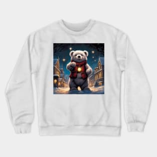 Teddy celebrating New Year Crewneck Sweatshirt